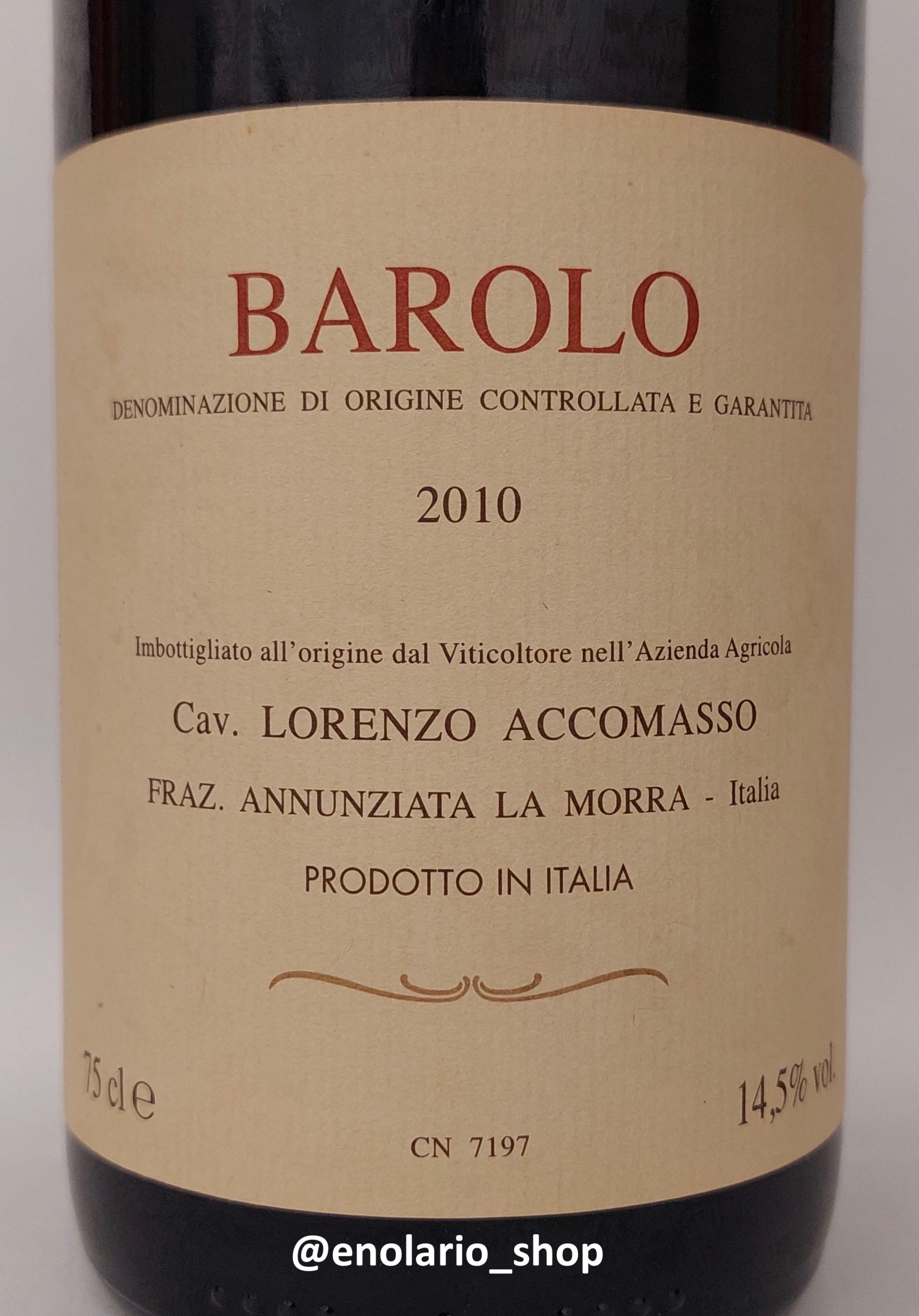 Lorenzo Accomasso Barolo 2010 per Elena