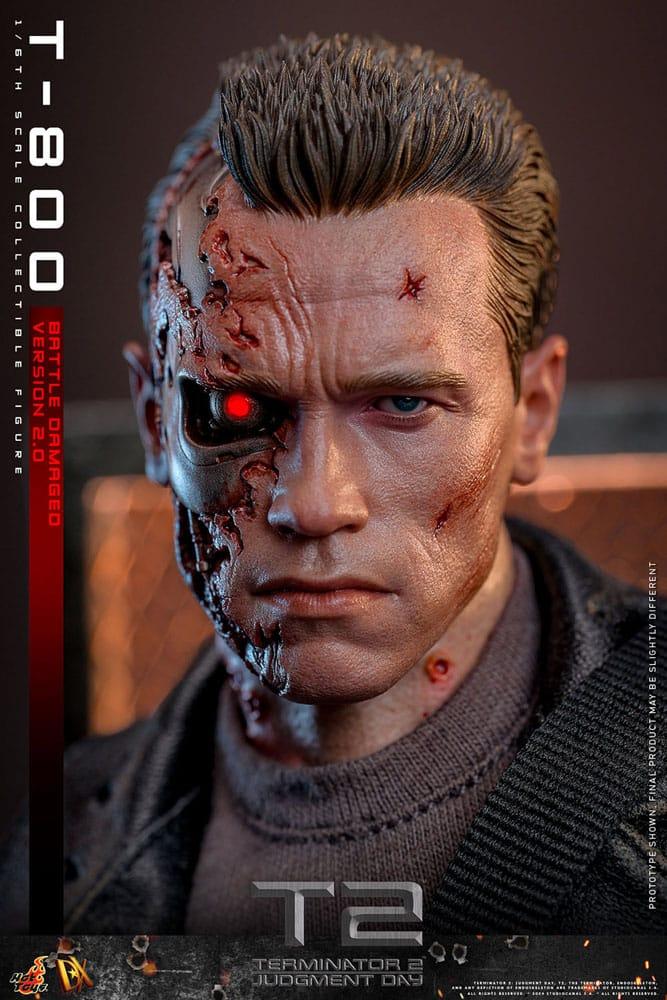 Hot Toys TERMINATOR 2 T-800 Battle Damaged 2.0 FIGURE 1/6