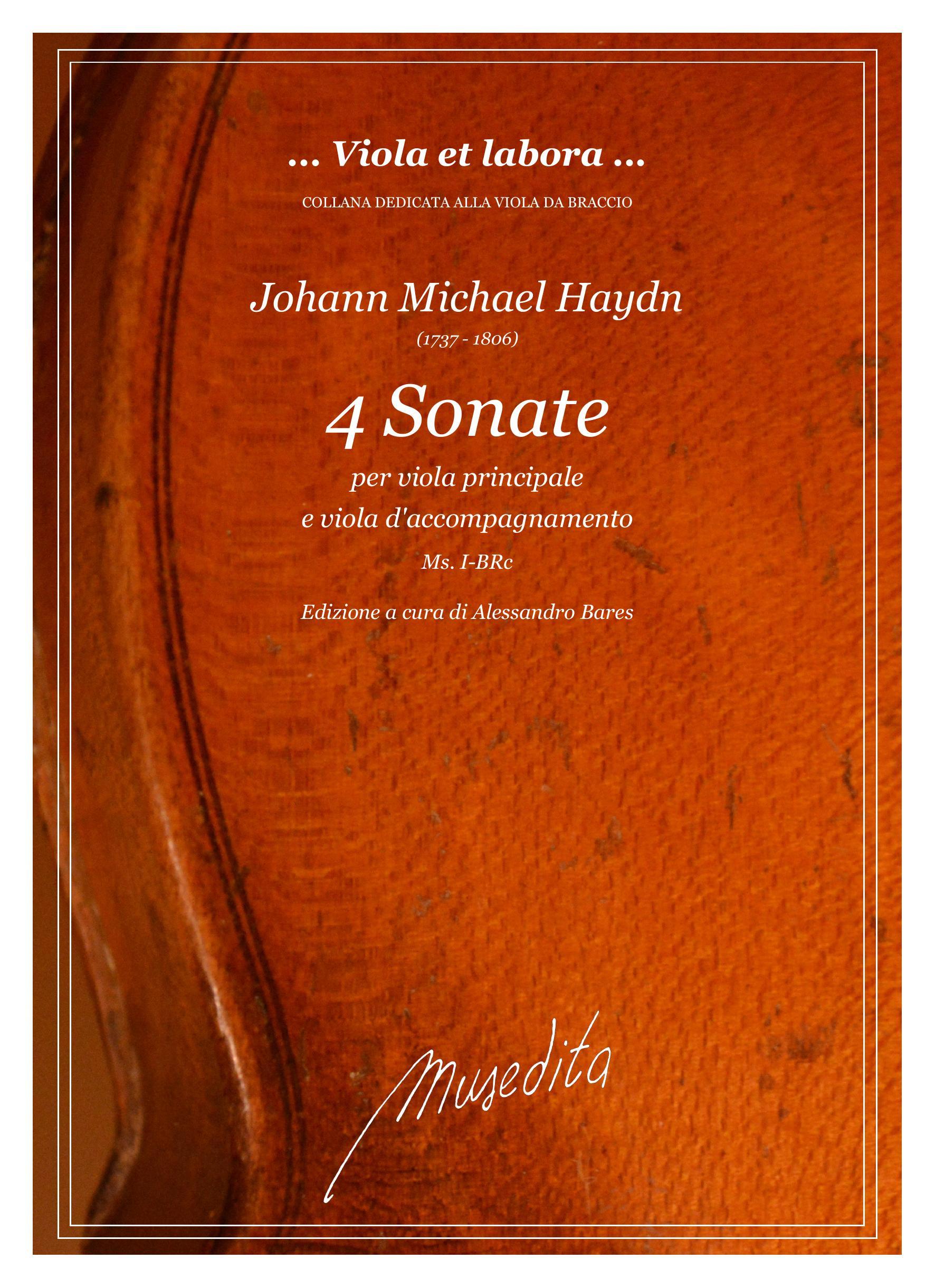 J.M.Haydn: 4 Sonate a viola principale e viola d'accompagnamento (Ms, I-BRc)