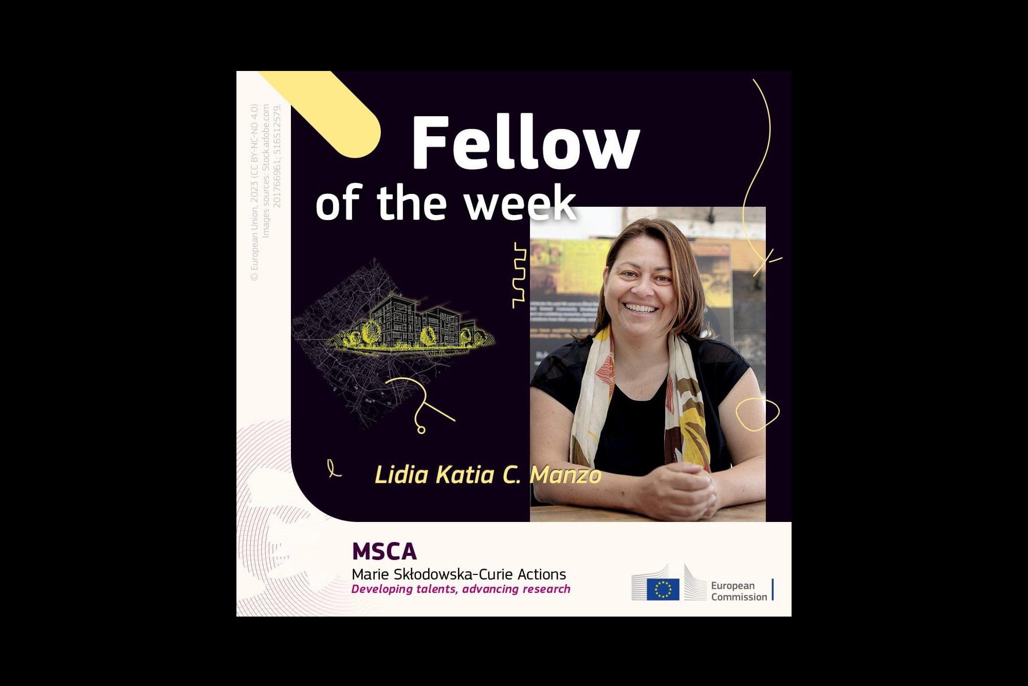 Lidia Katia C. Manzo is the EU MSCA Fellow of the Week!