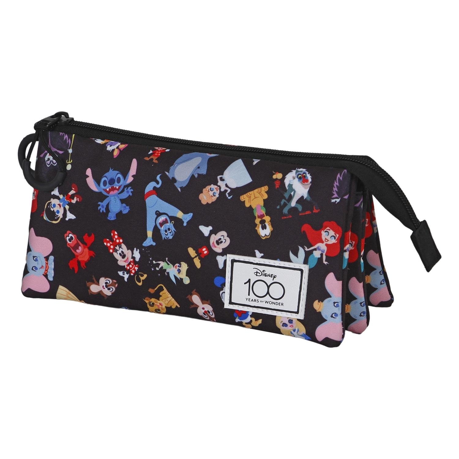 Astuccio Triplo Disney 100 Black