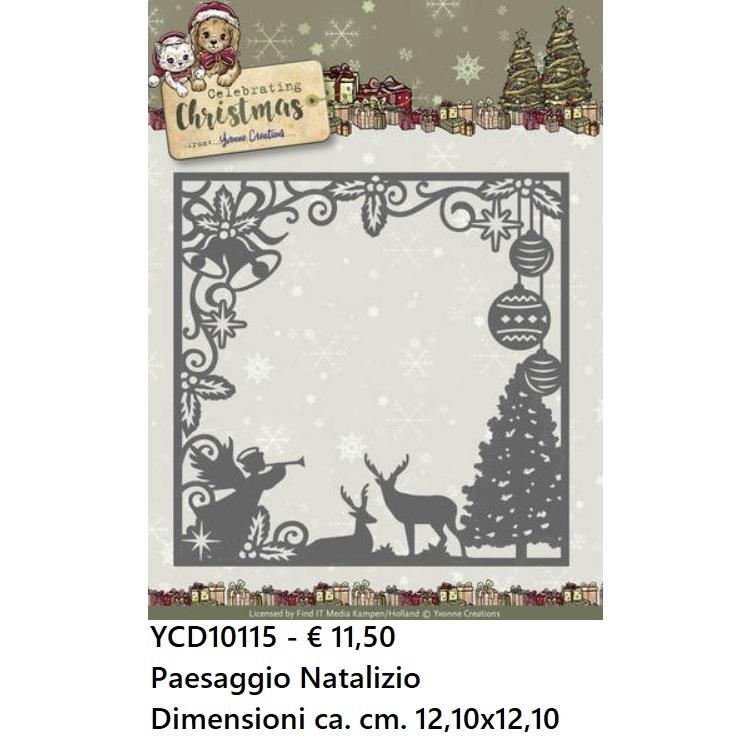 Fustelle Natale - YCD10115  Paesaggio Natalizio