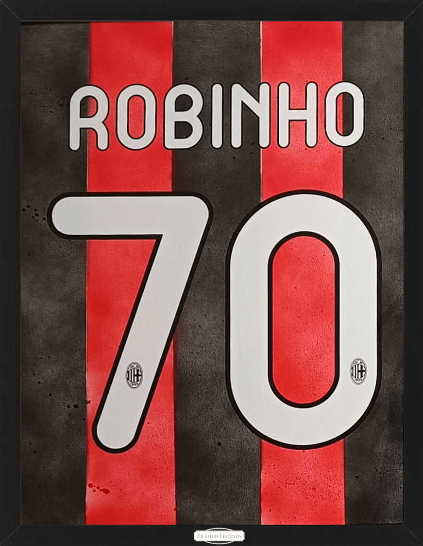 Artwork AC Milan Football Club Theme Robinho Limited Edition