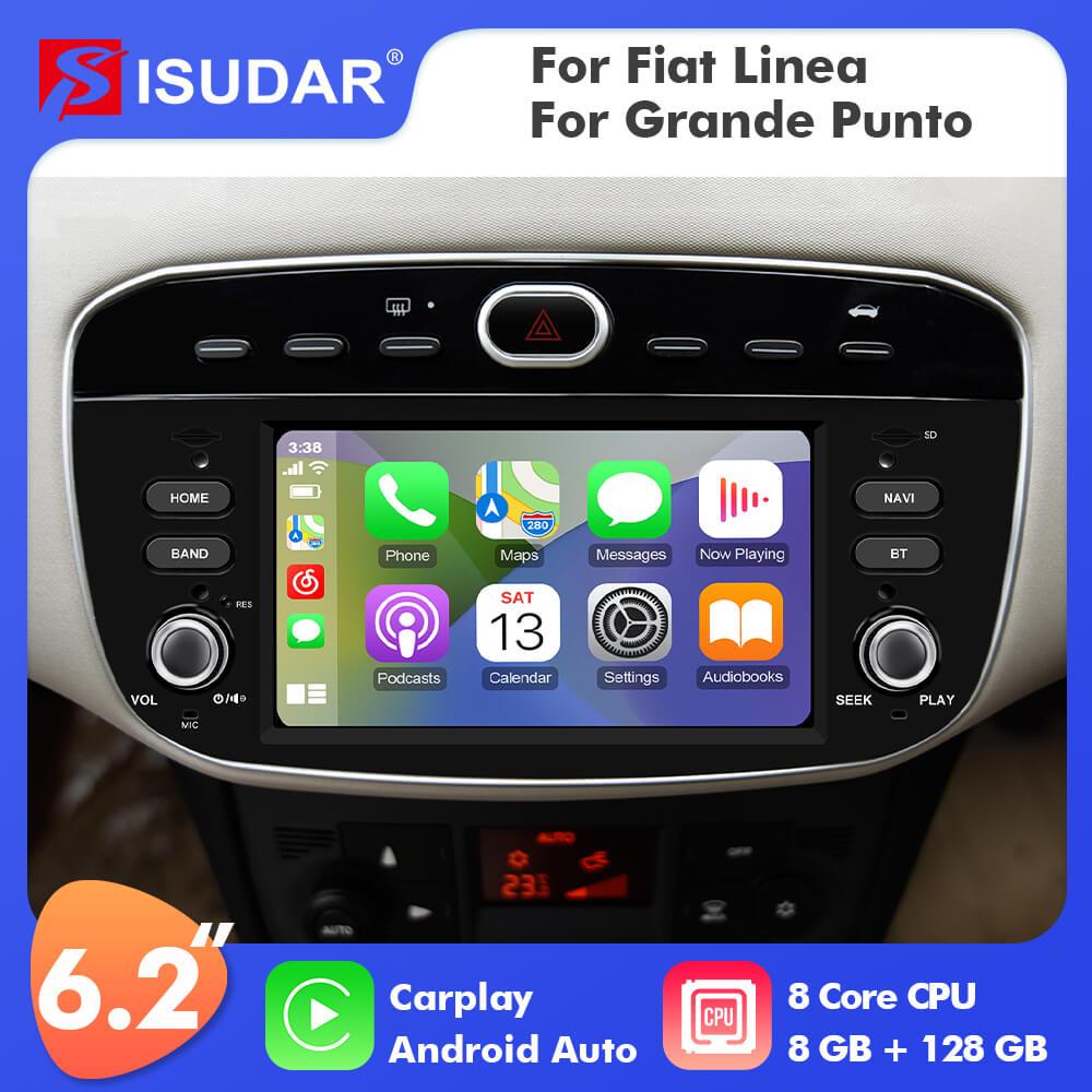 Autoradio Xtrons GPS Fiat Panda Android 11 Carplay Voiture Wifi 4GB RAM +  64GB
