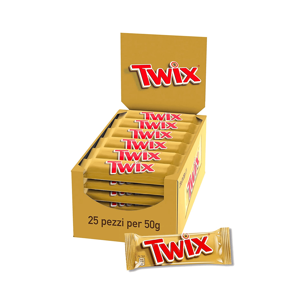 Twix Original 50gr T2 Confezione da 25 Snack