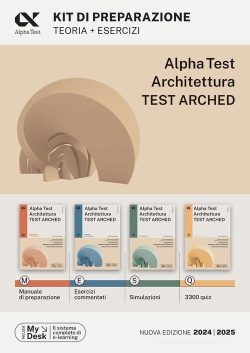 ALPHA TEST  -  AREA UMANISTICA - ARCHITETTURA ARCHED. KIT SENZA TUTOR ONLINE 2024/2025