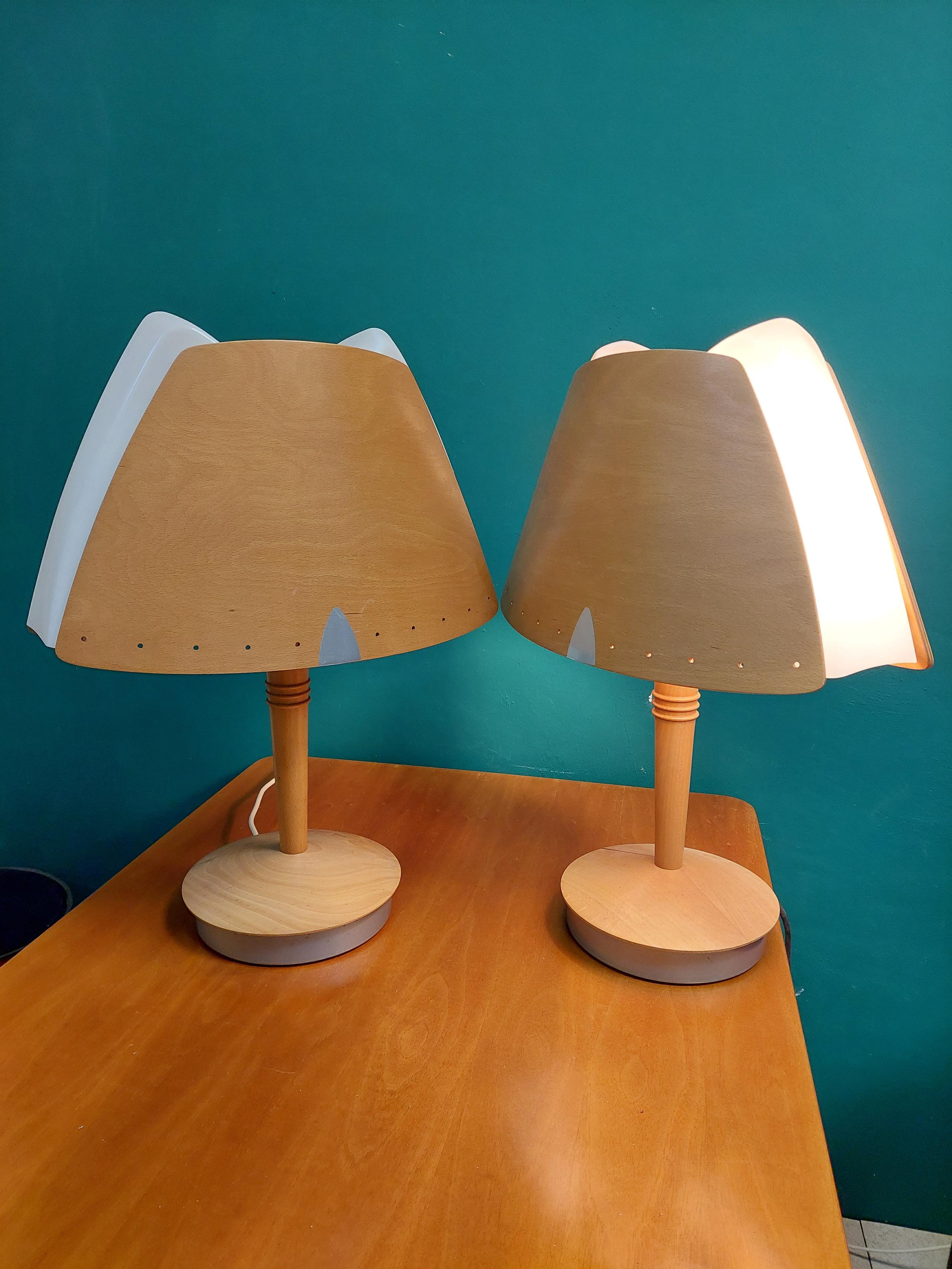 Coppia lampade da tavolo Lucid design Eriksen