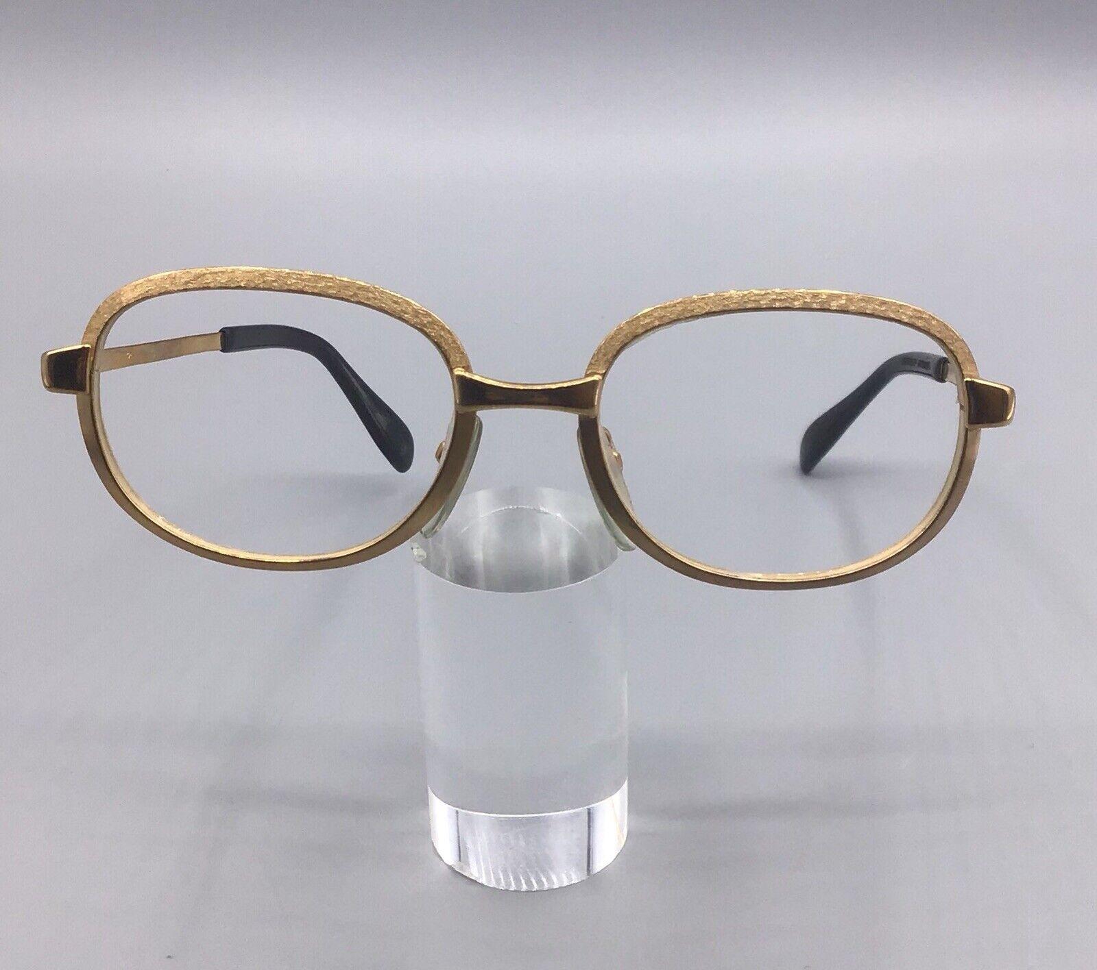 Metzler eyeglasses frame gold laminated vintage occhiale brillen