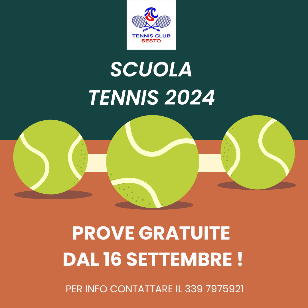 PROVE GRATUITE DI TENNIS !