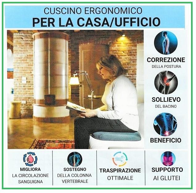 FARMACIA E SANITARIA... CUSCINO ERGONOMICO EVIMA PER CASA E UFFICIO