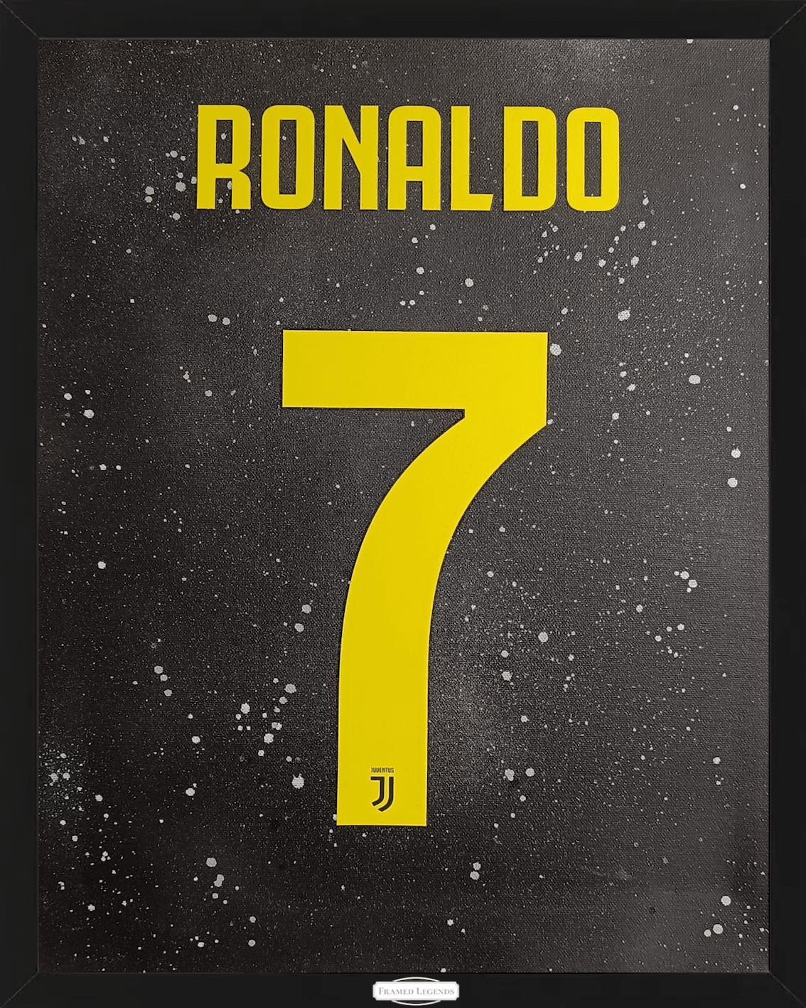 Artwork Juventus Football Club Theme Cristiano Ronaldo CR7 Limited Edition