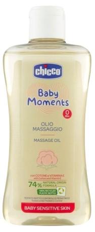 CHICCO BABY MOMENTS OLIO MASSAGGIO SENSITIVE 200 ML