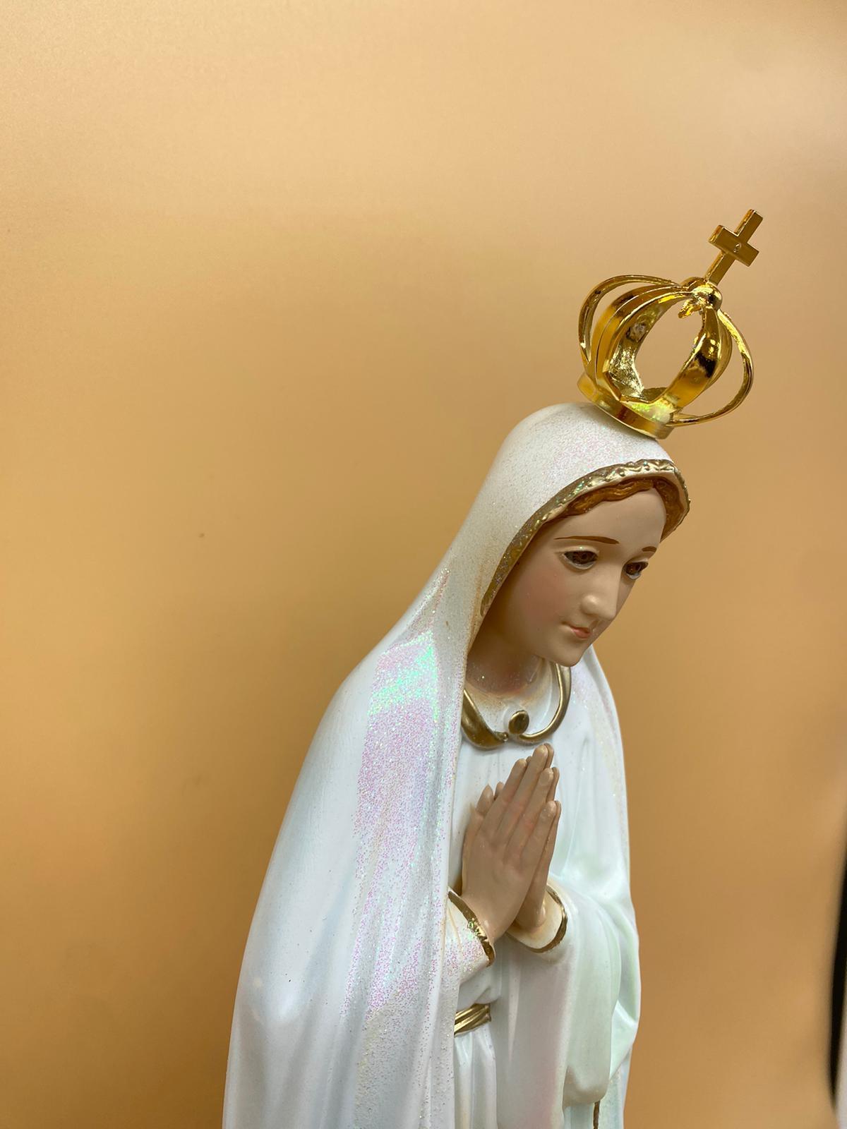 Statua Madonna di Fatima in resina - da cm 11 a cm 100
