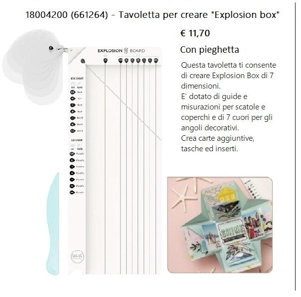 Accessori per Scrapbooking - 18004200 (661264) Tavoletta per creare "Explosion box"