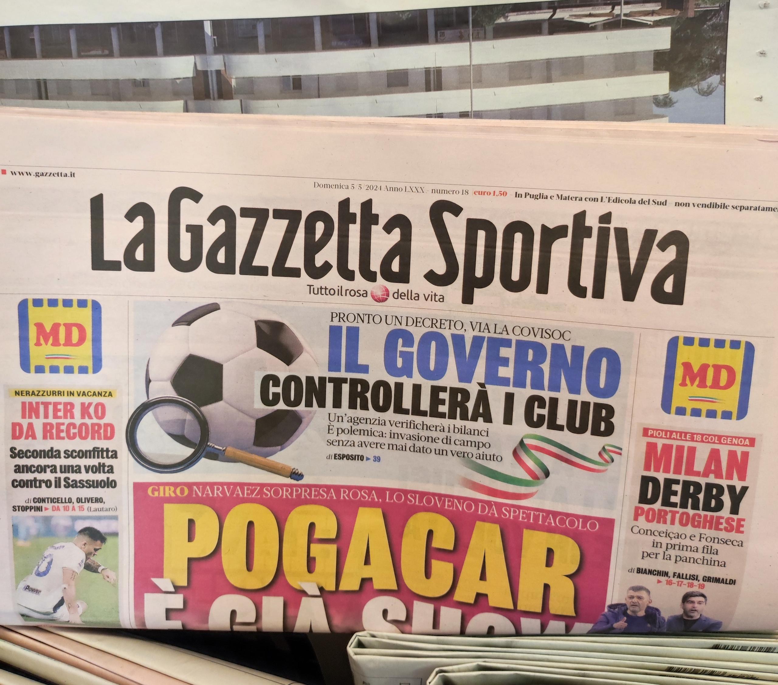 LA GAZZETTA DELLO SPORT