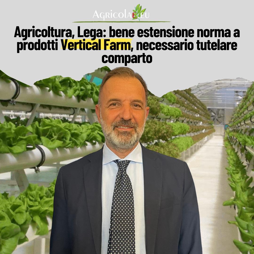 AGRICOLTURA, LEGA: BENE ESTENSIONE NORMA A PRODOTTI VERTICAL FARM, NECESSARIO TUTELARE COMPARTO