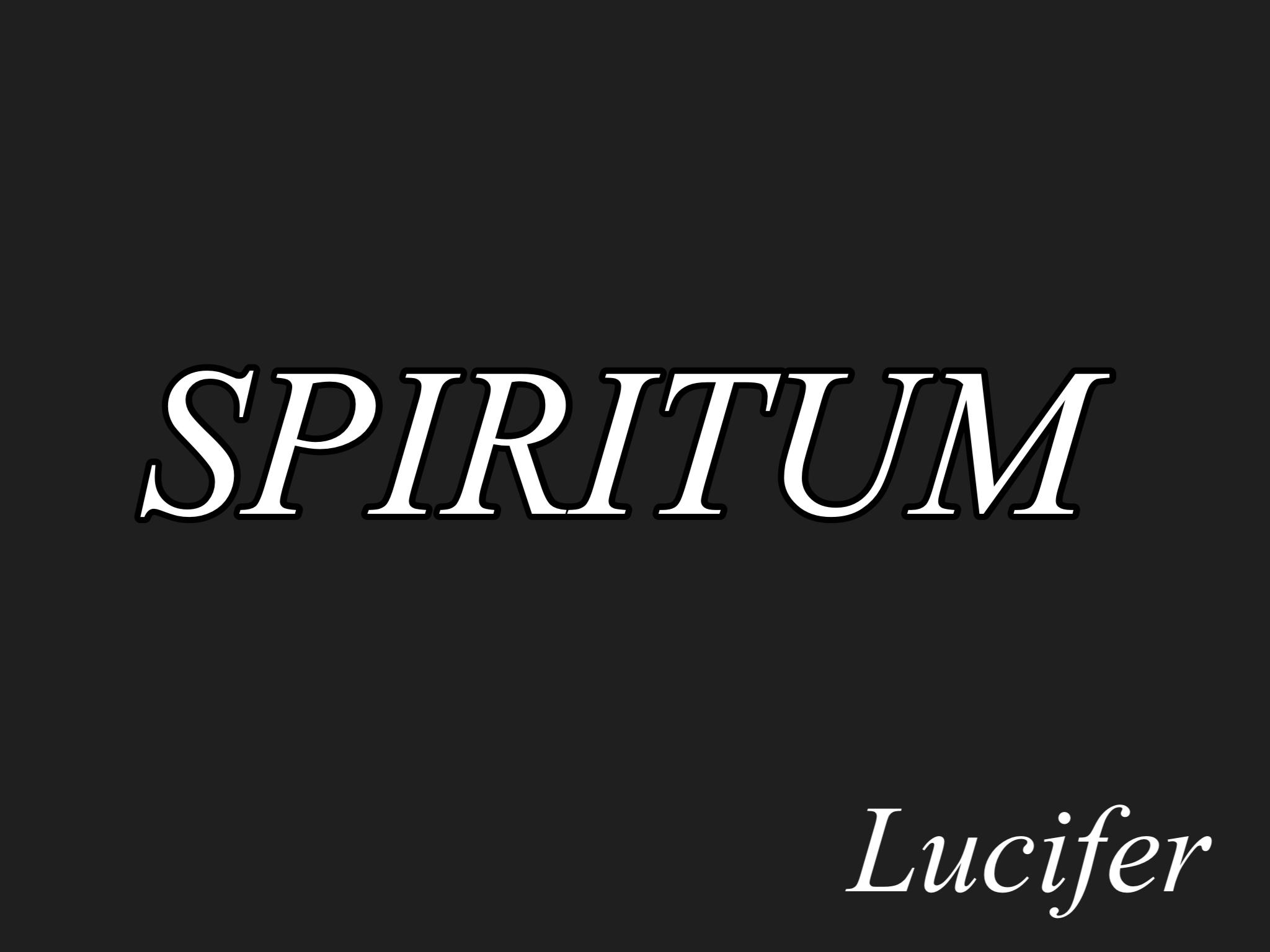 SPIRITUM LUCIFER ESSENZA