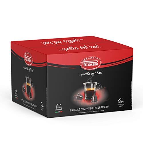 Caffè Palombini - Confezione scorta da 200 capsule Compatibili Nespresso