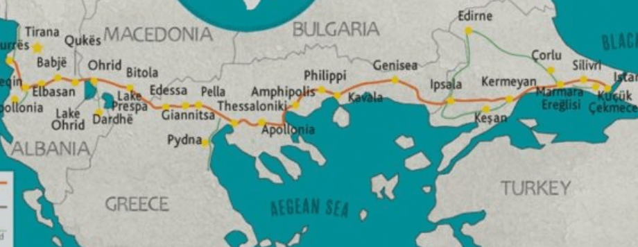 STRADA VERSO L'ORIENTE ALBANIA-MACEDONIA-GRECIA E TURCHIA
