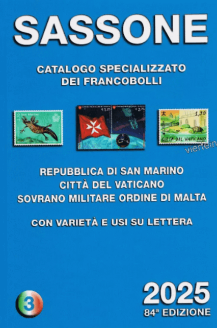 CATALOGO SASSONE VOLUME 3 2025