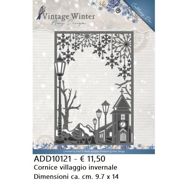 Fustelle Natale - ADD10121 Cornice villaggio invernale