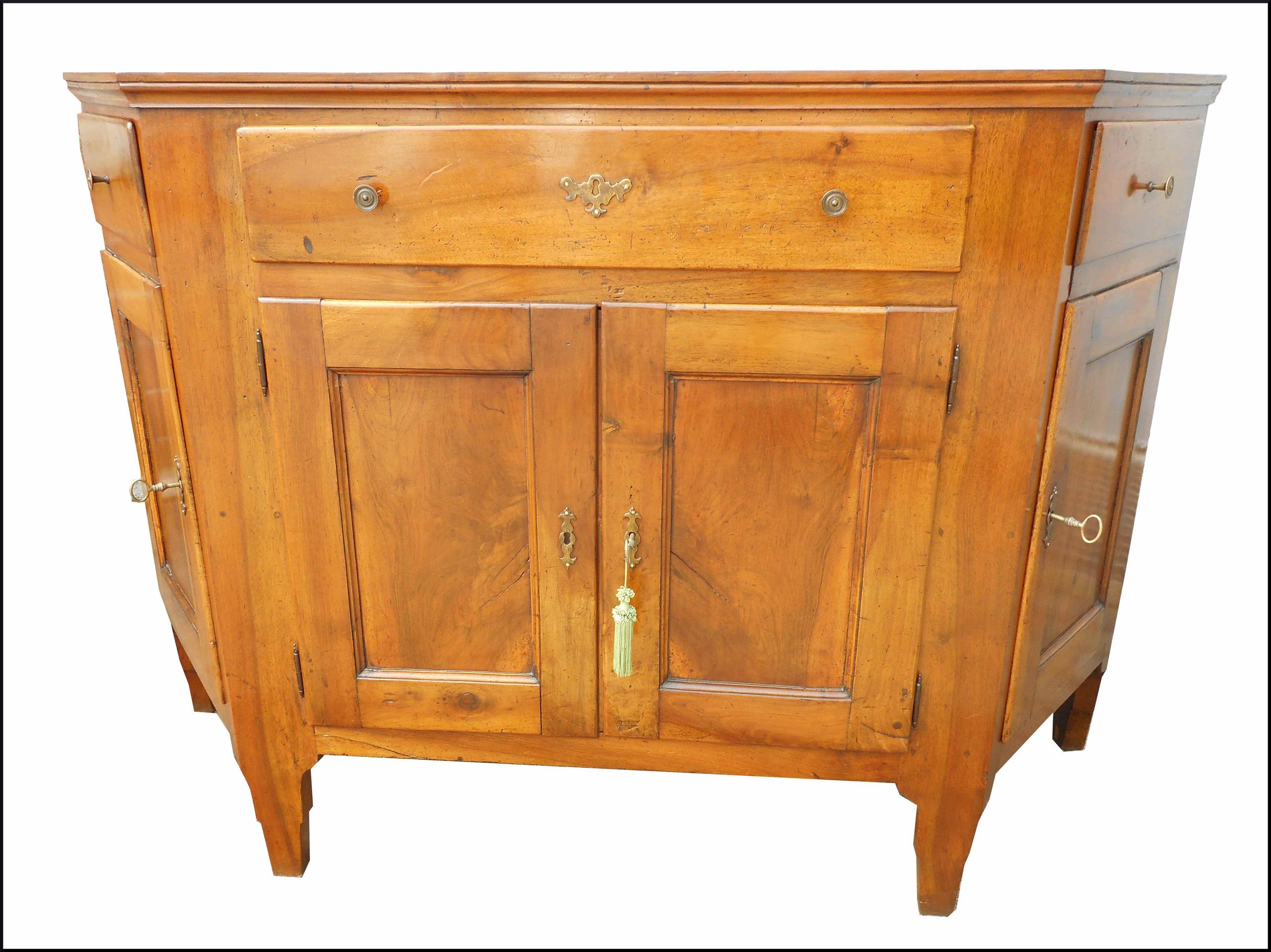 Credenza veneta scantonata fine 700 restaurata