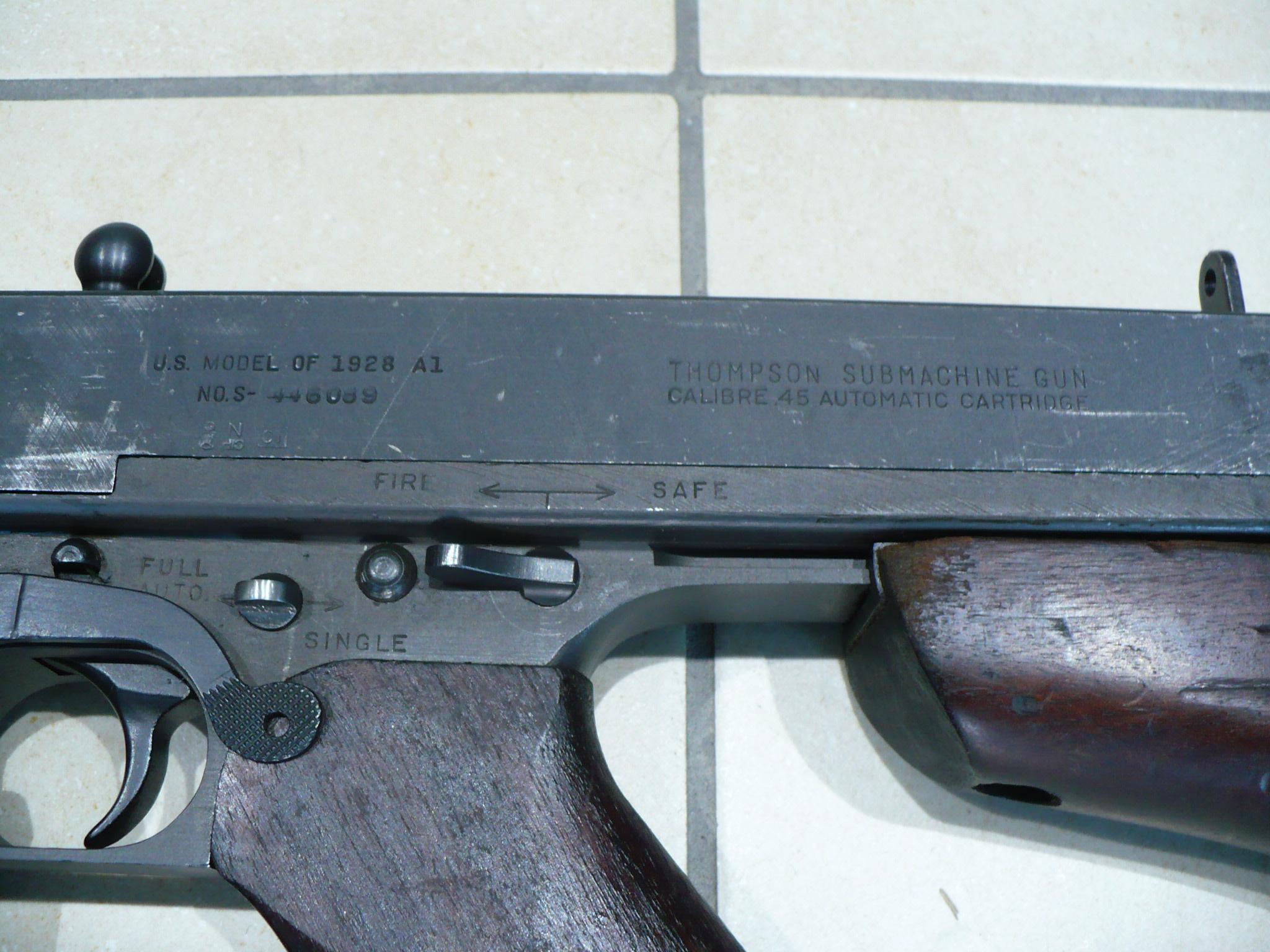 auto ordnance 1928a1 semiauto