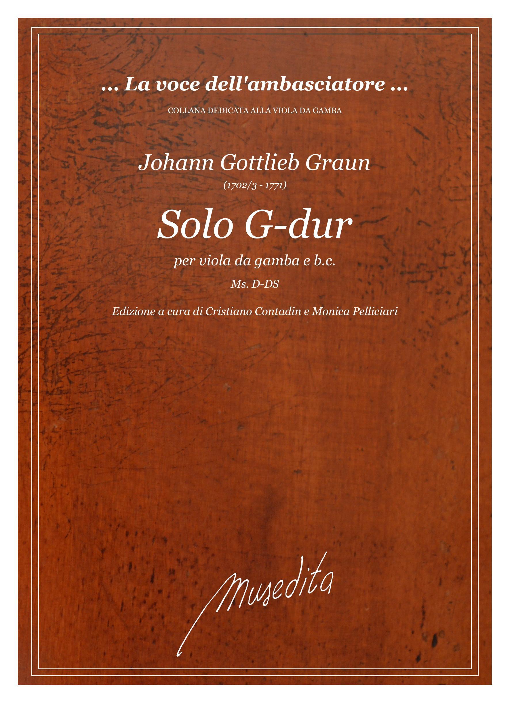 J.G.Graun: Solo (Ms, [1770])