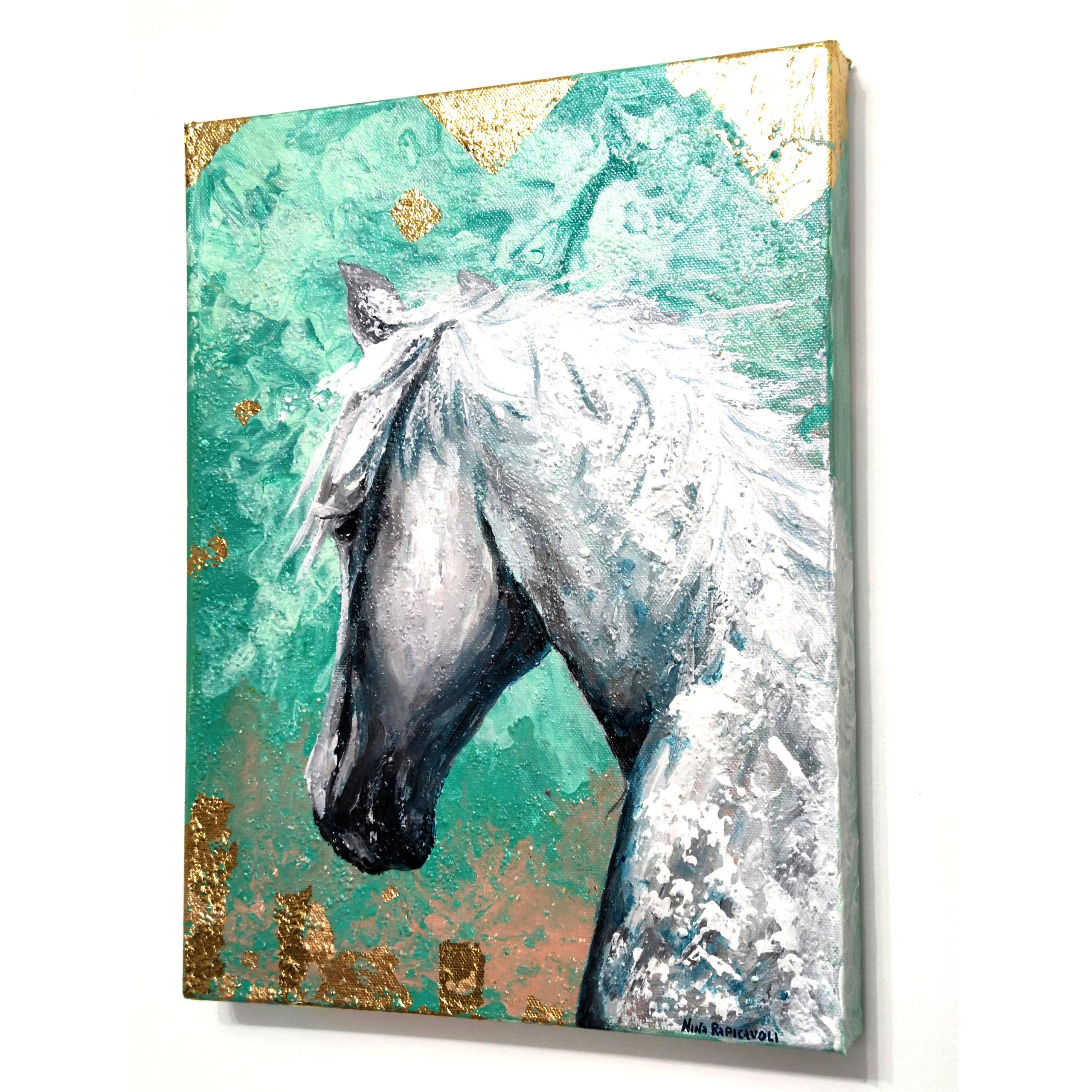 Cavallo bianco Dipinto