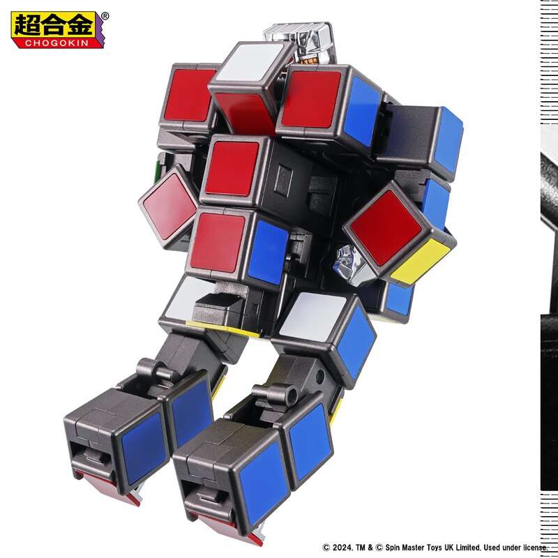 Bandai DX RUBIK Cube ROBOT Chogokin DIECAST Figure