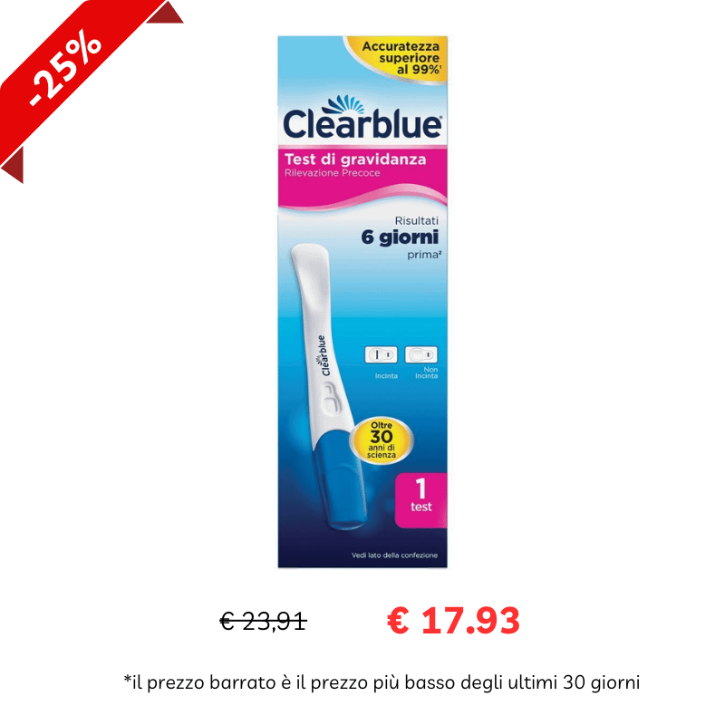 Clearblue® Test di Gravidanza Rivelazione Precoce