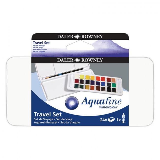 DALER ROWNEY - Acquafine Watercolour - Set da viaggio 24 colori ad acquerello