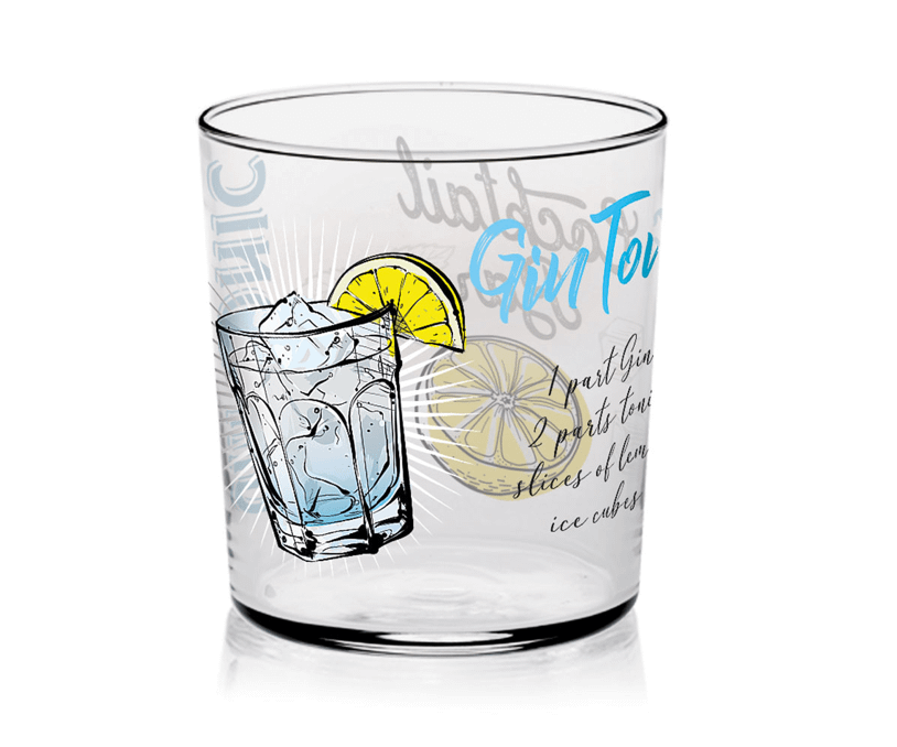 Bicchieri in vetro per cocktail