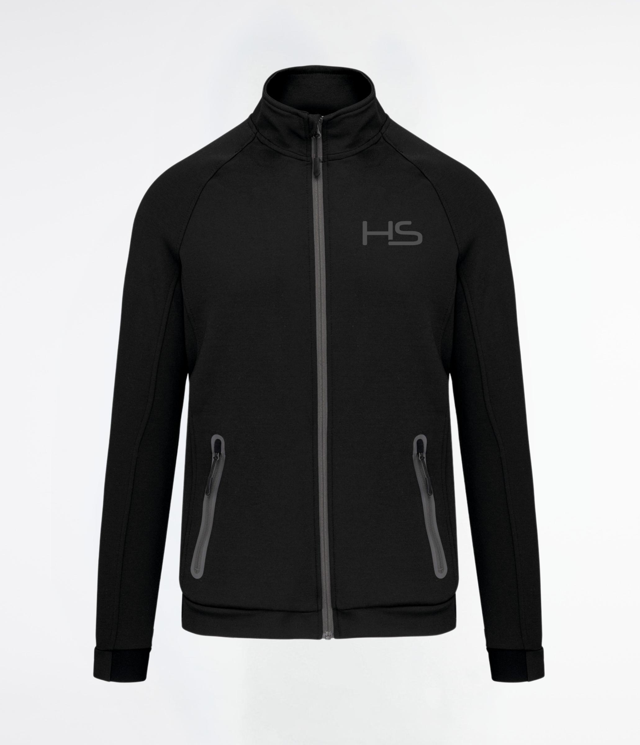 Felpa full zip black