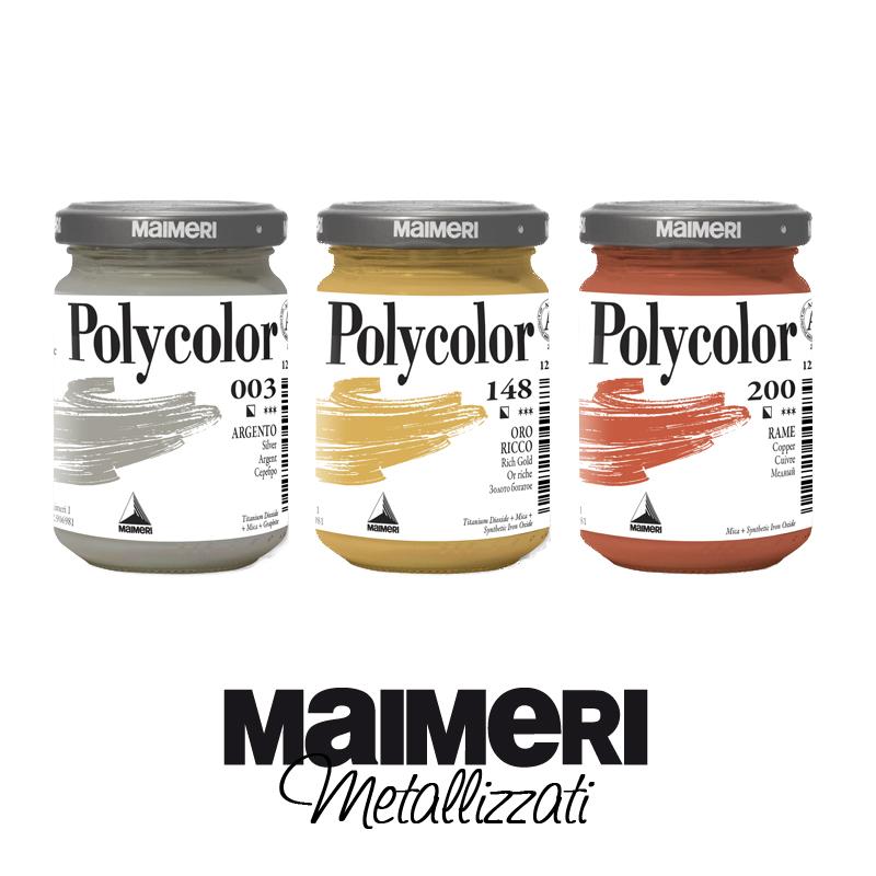 Maimeri - Polycolor  Premium - Colori acrilici metallizzati