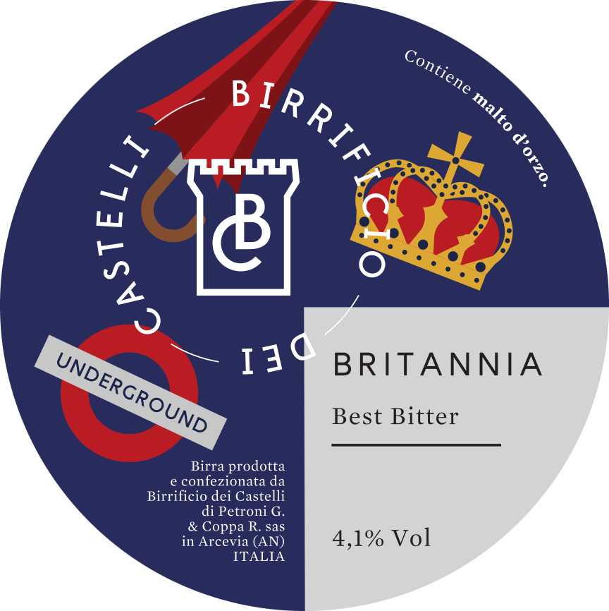 Britannia è una birra artigianale in stile inglese, best bitter. in stile rauch. acquista online nello negozio di birra o in Arcevia nelle Marche