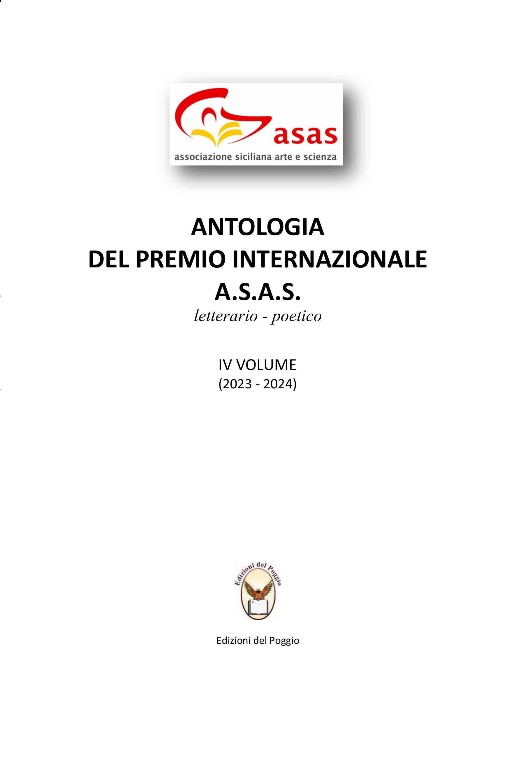 Antologia del Premio Internazionale A.S.A.S.  IV vol. 2024