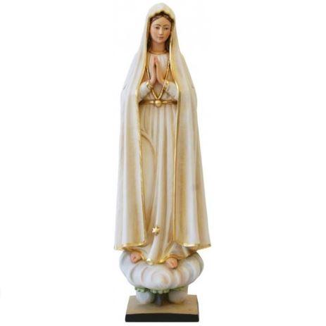 Madonna di Fatima in fibra di vetro - colorato a olio cm 60