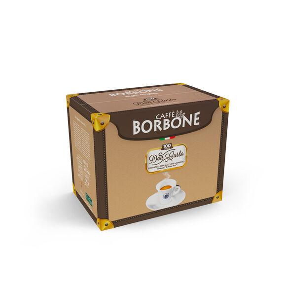 100 RED Blend Capsules Compatible Borbone Don Carlo