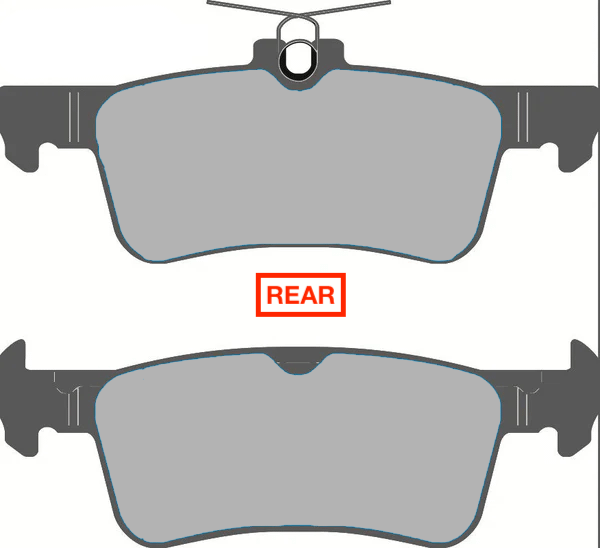 PBS Brake Pads Front / Rear Ford Fiesta MK8 JHH ST