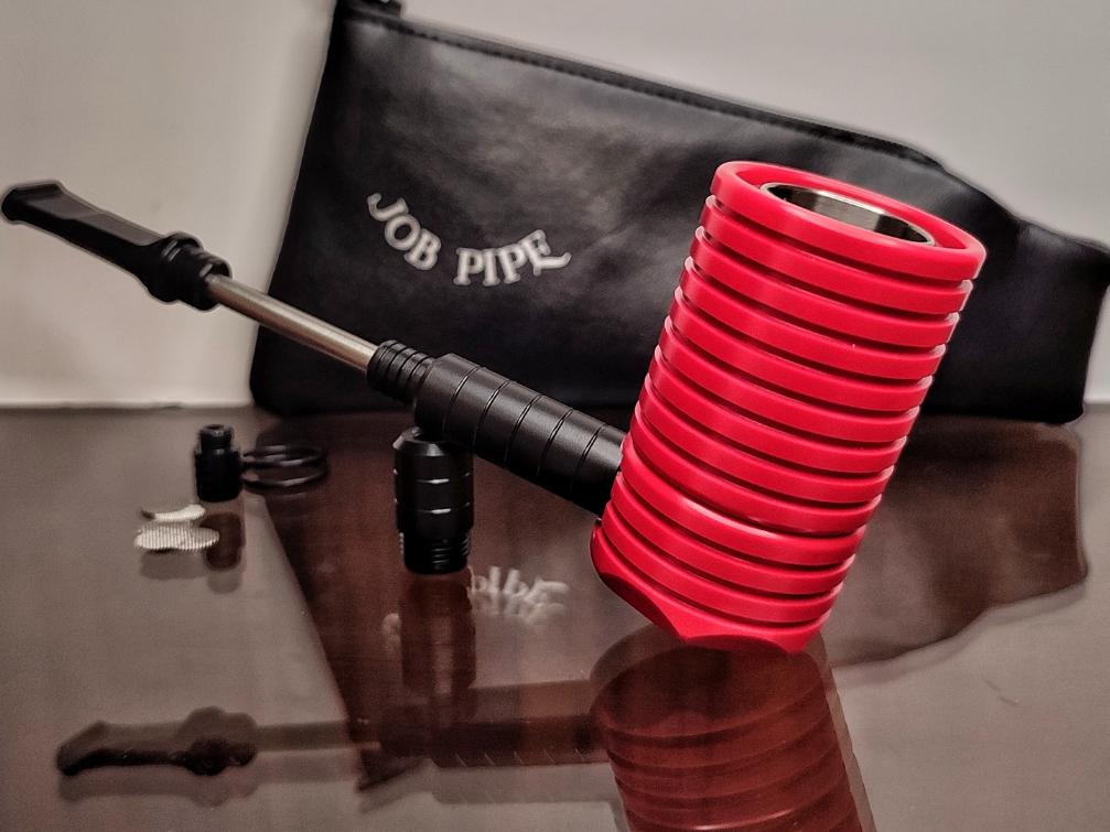Job Pipe Bud Of TITAN Rosso Magenta Delrin Base and Cover Filter 9 mm -Gruppo 3 -