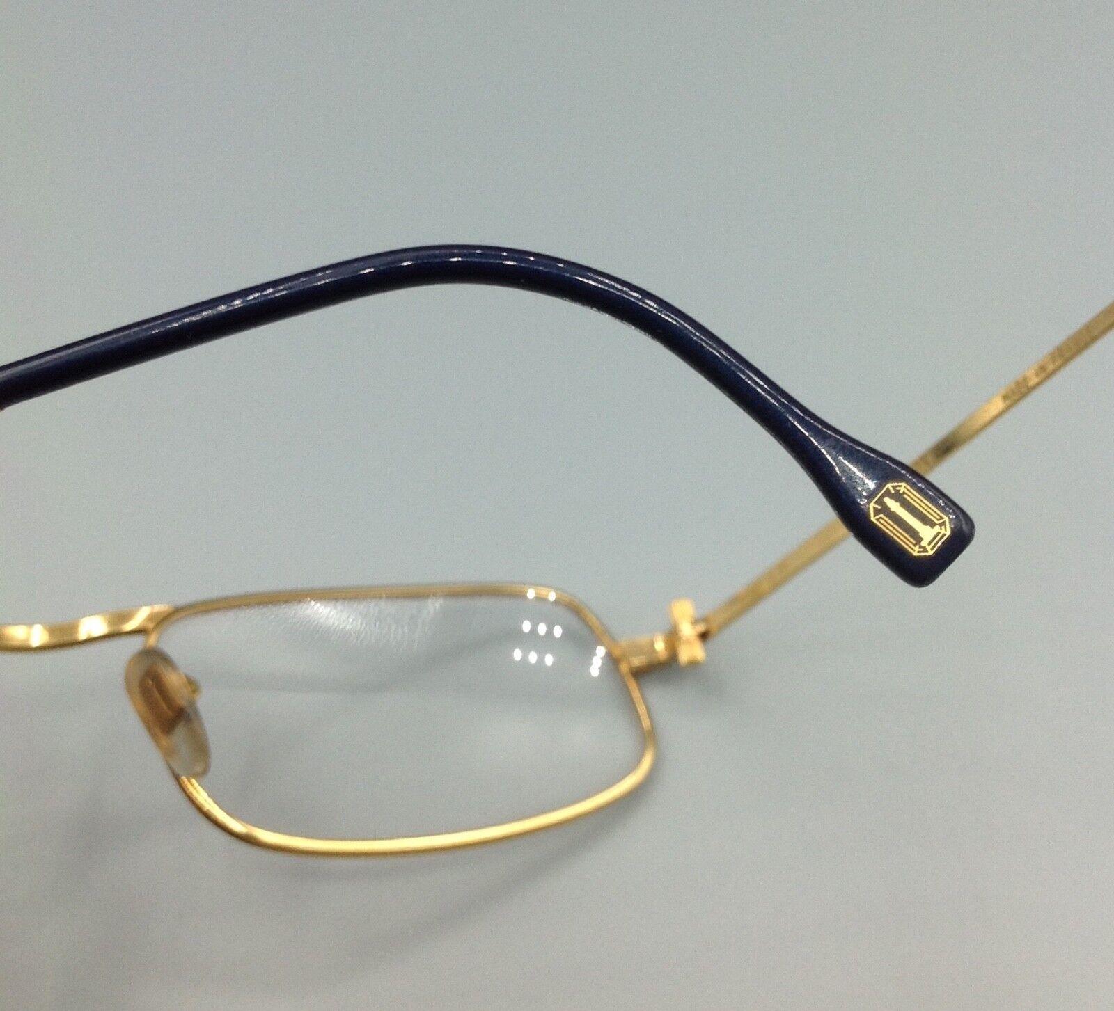 Boucheron Paris Lunettes vintage occhiale gold filled eyewear made in France
