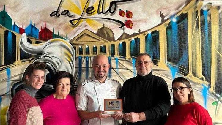 Da Lello Le Fornaci premiato come migliori pizzeria 2024 di Vicenza secondo la guida del GdV