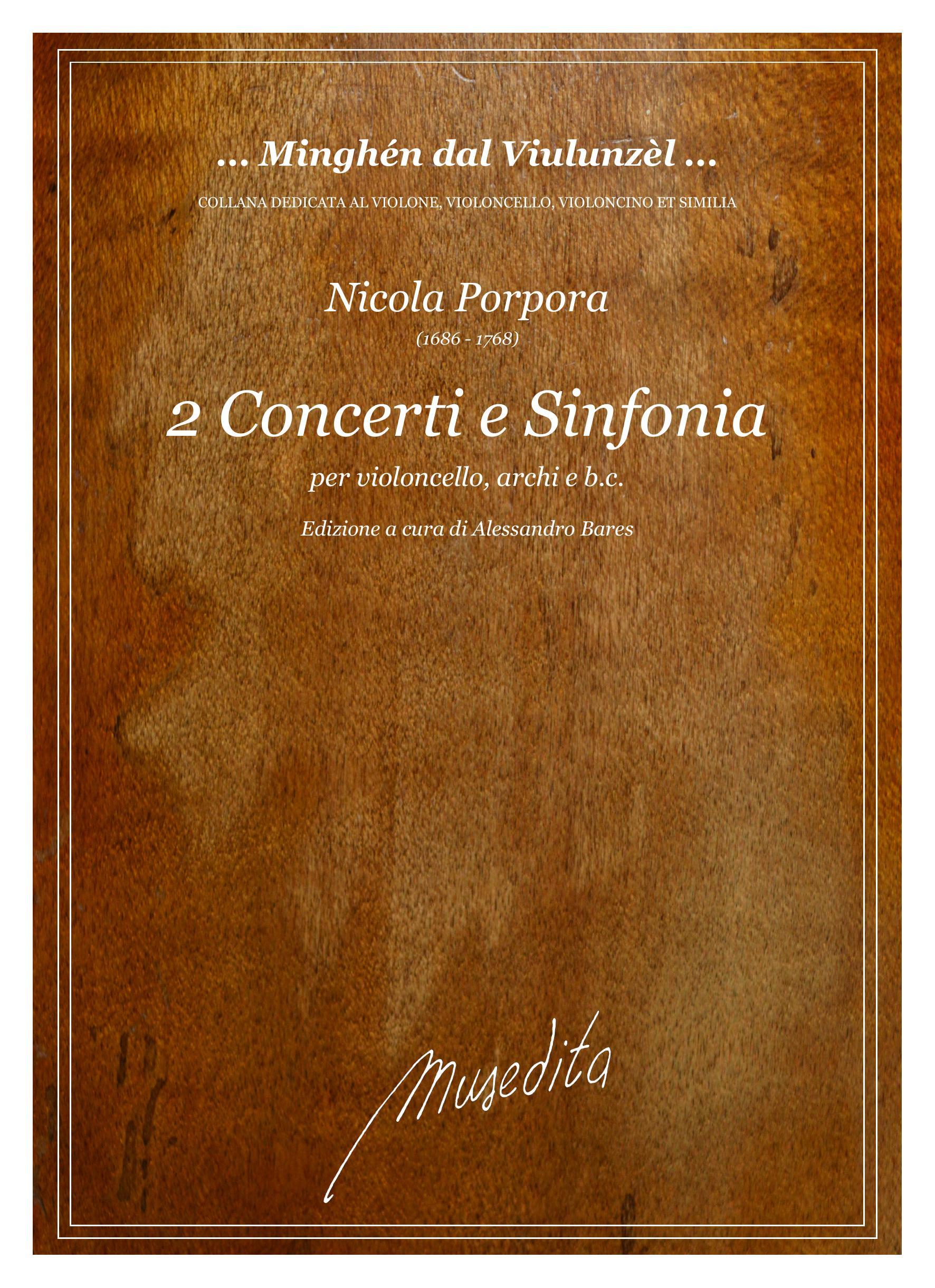 N.Porpora: 2 Concerti e 1 Sinfonia (Ms diversi)