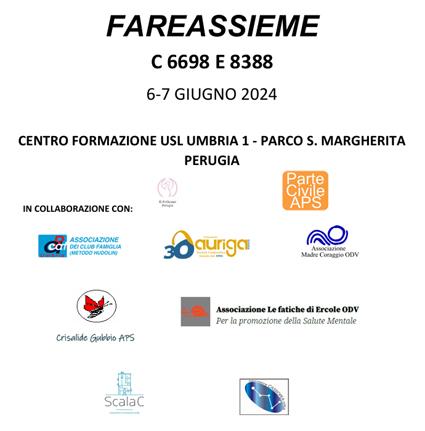 Centro Unico di Formazione: Corso "FAREASSIEME" del 6 e 7 Giugno 2024.