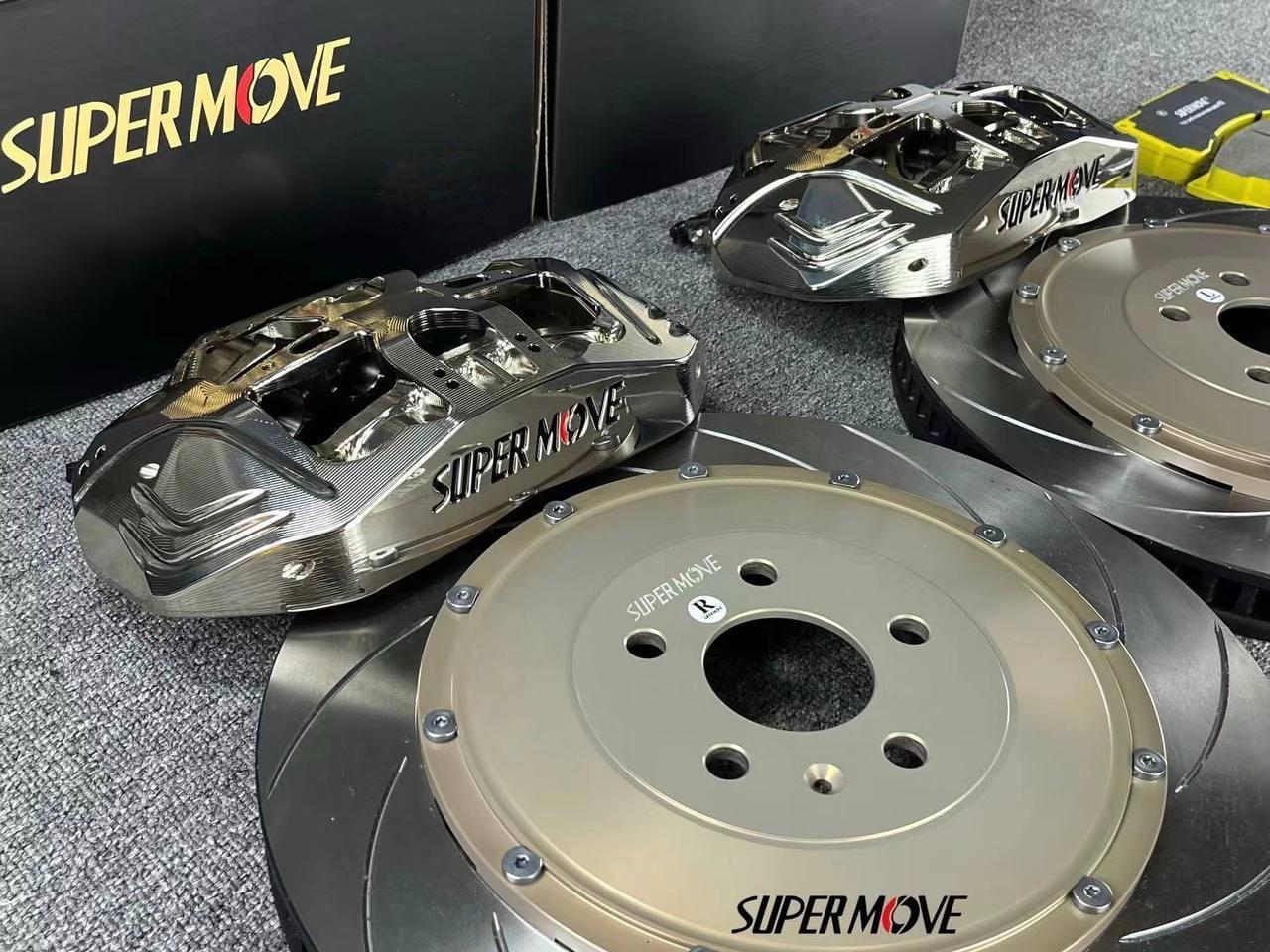 Front Big Brake 6 POT Forged Monoblock RS6 ( 355 / 378 /  390 mm ) - SUPER MOVE