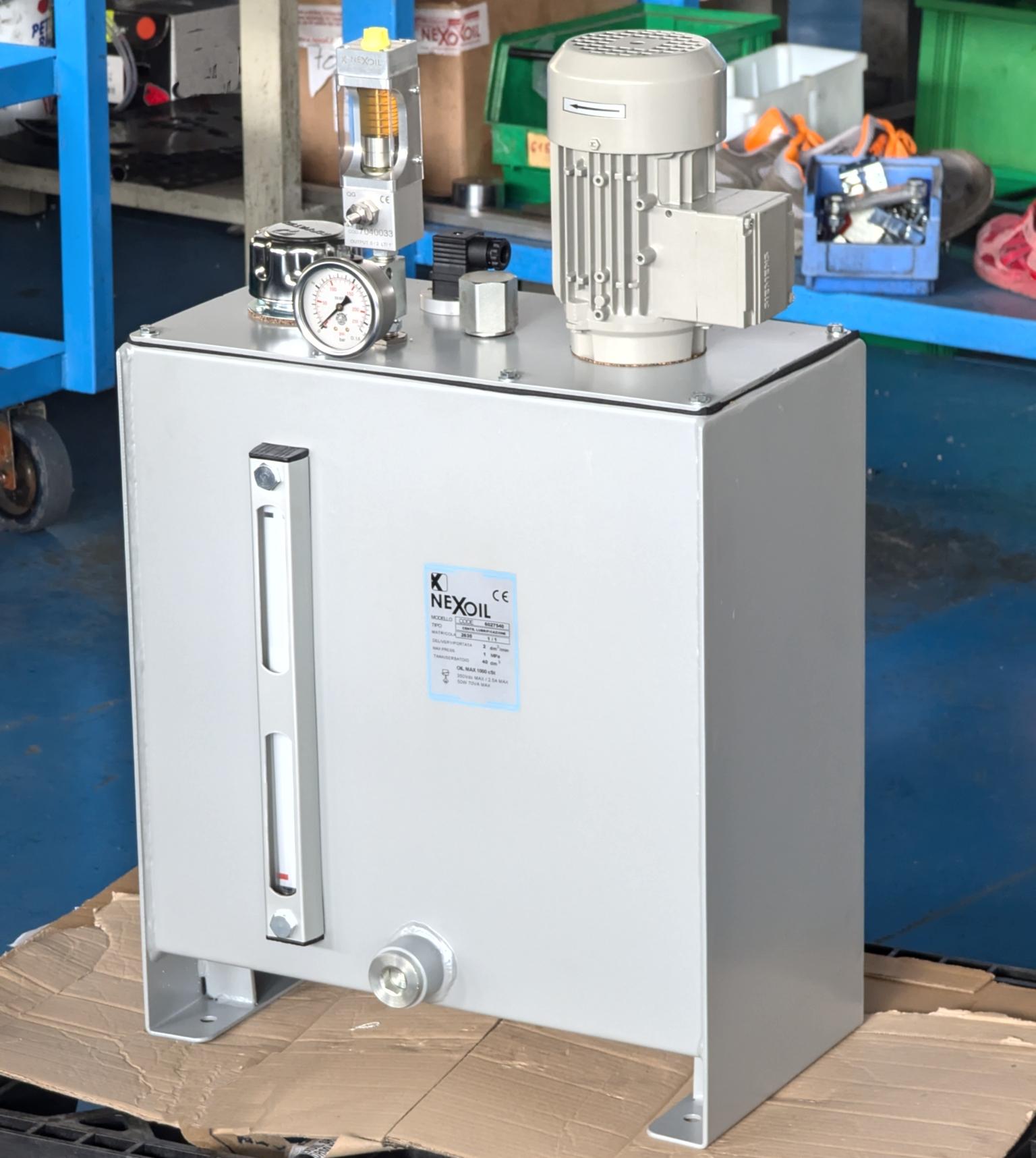 Lubrication Unit with Flow Meter