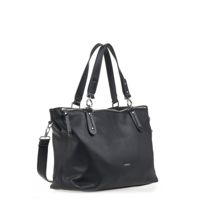 VerdeFashion Borsa donna modello Shopping 16-7470