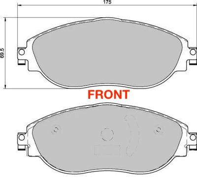 PBS Brake Pads Front / Rear VW GOLF 7 R / GTI