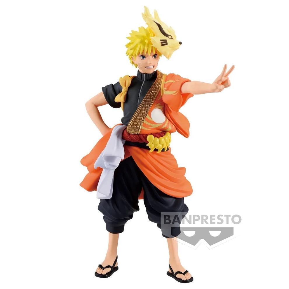 Naruto Shippuden Animation 20th Anniversary Costume Naruto Uzumaki Figure 16cm